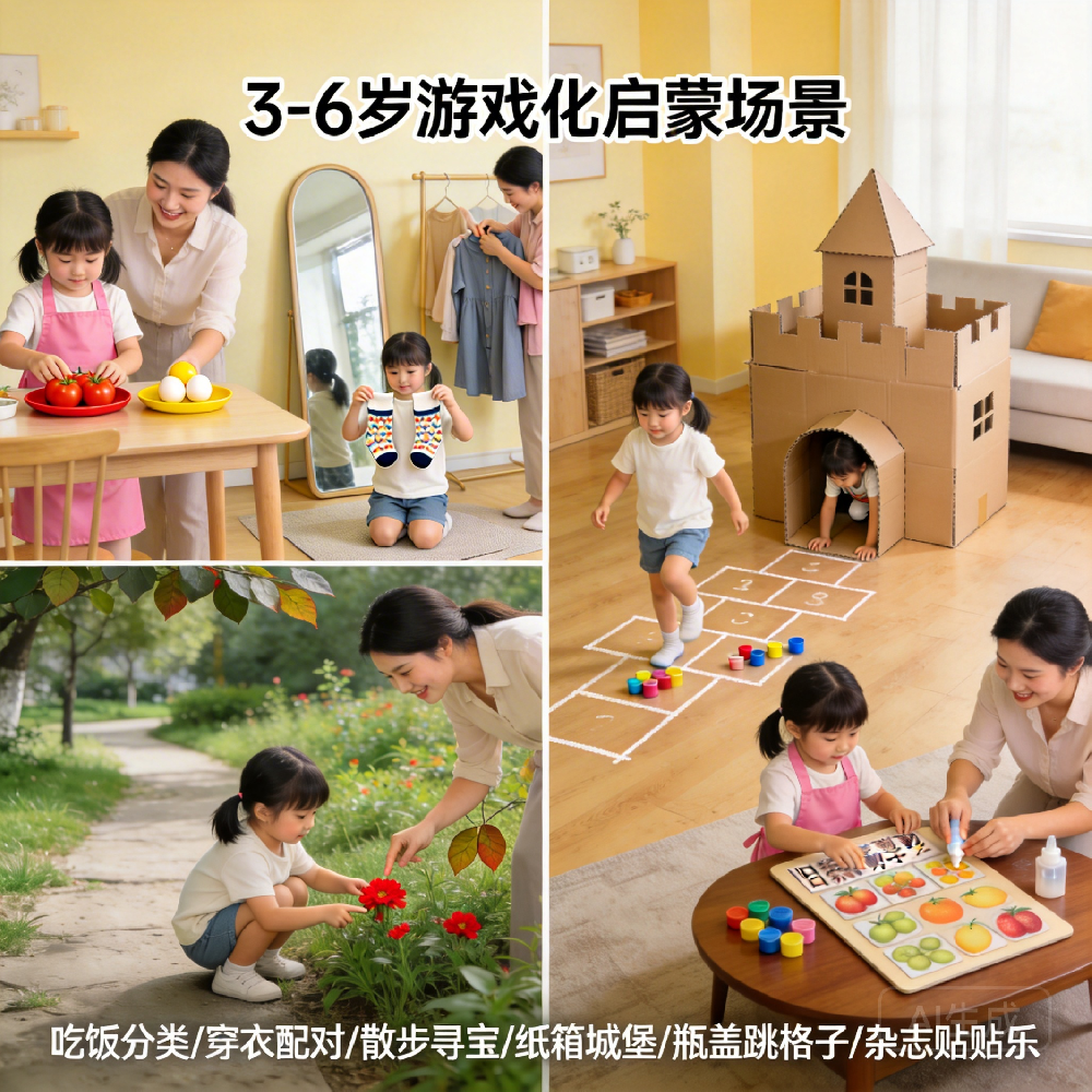 别再硬灌知识啦！用 “游戏化启蒙” 解锁 3-6 岁娃的成长密码